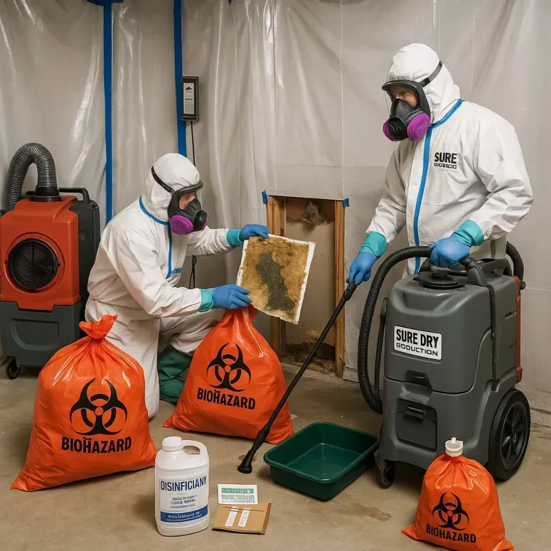 Contaminated Water Handling Protocols process in Kiowa, KS